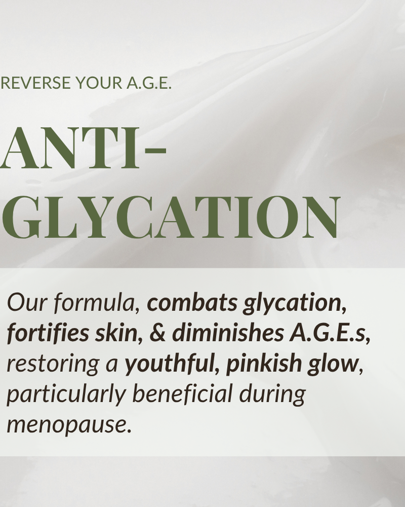 A promotional graphic for IREN Shizen TIMELESS ELIXIR Multi-Lift Eye and Lip Cream, highlighting anti-glycation, skin-fortifying, and youth-restoring benefits—plus targeted anti-aging care to reduce dark circles during menopause.