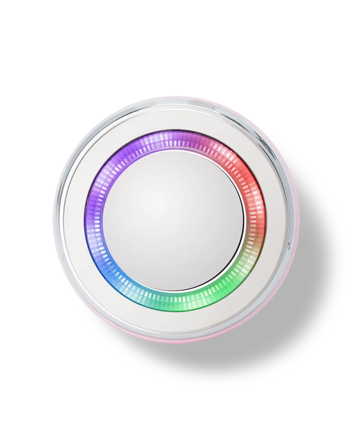 A vibrant SKIN GENIE PRO Cleansing Brush + LED Light Therapy for customised skincare displayed on a black background.