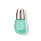 A bottle of IREN Shizen's customised KEEP CALM Soothing Serum on a white background.