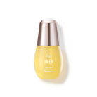 A bottle of customised IREN Shizen SAMPLE Serums on a white background.