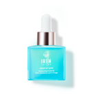 A bottle of customised skincare, DROP OF DEW Moisturizing Facial Oil by IREN Shizen. 